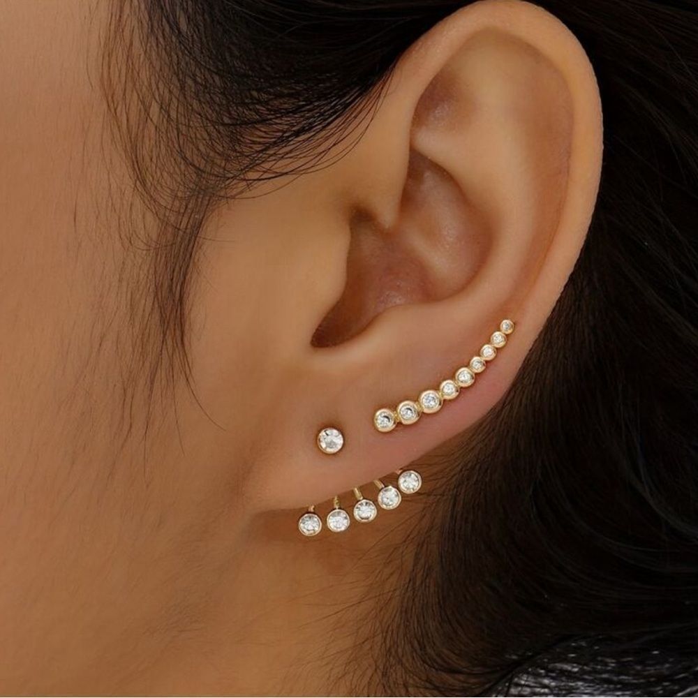 diamond earrings A745